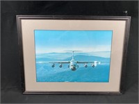 Framed Airplane Picture