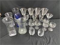 Hi-Ball Glasses, Goblets, Vases