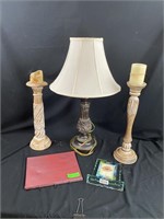 Lamp, Candle Holders, More