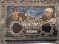 KESSEL/NEELY DUAL UD ARTIFACTS JERSEY CARD 31/50