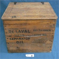 De Laval Wooden Crate with Lid
