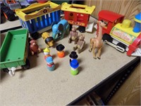 Fisher Price circus train with characters