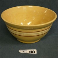 Banded Yellowware Bowl