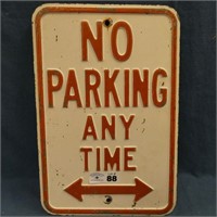 Metal No Parking Sign - 18" x 12"