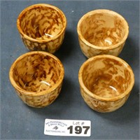 (4) Small Bennington Mugs