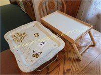 (2) Bed Trays