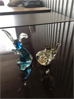 Blown glass animals