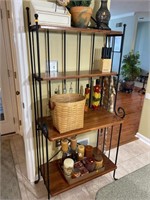 Wrought iron Bakers rack
