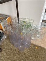 glass and plastic ware