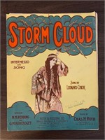 1909 Music Sheet Storm Cloud