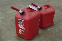 (2) Plastic Fuel Cans