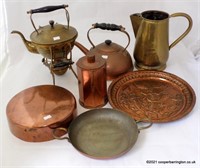 Collection of Copper and Brass