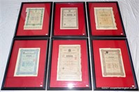 Antique Railwayana Stock Bond Certificates Etc