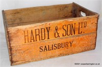 Antique Hardy & Son Chemist Salisbury Crate