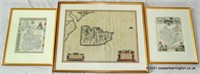 Thomas Moule Maps of Lancashire/Leicestershire