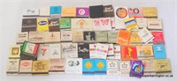 Collection of 65 Matchbooks Mainly from USA
