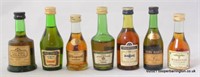 French Cognac and Brandy Miniatures
