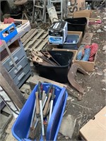 12 Boxes of Assorted Tools-See Pictures
