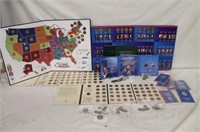 Coin Collection, State Quarters, Dollar & Half