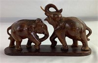 9 x 5 wood elephant decoration