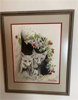 Fox Print by Brenda Baker 18.5” x 22.5”