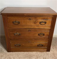 Dove tailed dresser 31” x 17” x 27”