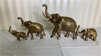 Brass Elephant Figurines