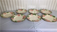 7 Franciscan Desert Rose 7” plates Made in USA
