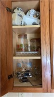 Box lot of jars & kitchenware