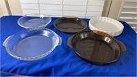 3 Anchor Hawking dishes, Quiche dish& ceramic dish