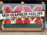 Minneapolis Moline Dealer Sign From Leo Siebenaler