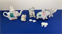 Ceramic elephants