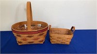 Two Longaberger Baskets