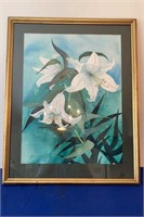 C. Phillip Willet floral print 23.5” x 28.5”