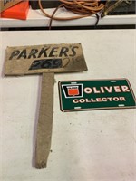 Parker Seed Variety Marker, Oliver Collector Licen