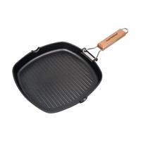 MasterPan MP-139 Non-Stick Grill Pan with Folding