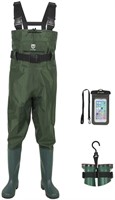 New Green TIDEWE Bootfoot Chest Wader Size 7