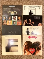 (8) Record Albums - Eagles, The Who, and Dire