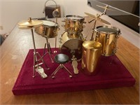 Mini Drumset Decor - Metal
