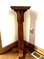 Wood Display Stand - 3’ Tall with 12” x 12” top