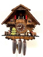 German Cuckoo Clock 13"x8"x12", Highly Detailed,