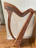 36 String Harp, Unknown Mfg. 51” Tall 
Celtic
