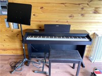 Yamaha Arias YDP-143 Keyboard, Music Stand,