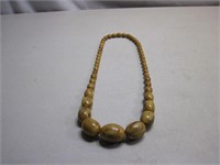 Vintage Marbled Bakelite Necklace