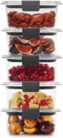 Rubbermaid 2108398 Leak-Proof Brilliance Food