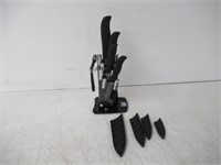 Xyj Ceramic Knife Set, Black, 6-Piece, Black