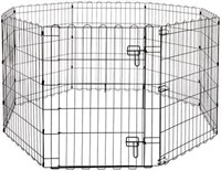 Foldable Metal Pet Dog Exercise Fence Pen With