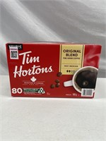 TIM HORTONS 80 K CUP PODS ORIGINAL BLEND COFFEE