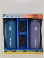 THERMO FLASK 40 OZ DOUBLE-WALL VACUUM INSULATED