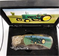 John Deere Pocket Knife in Case